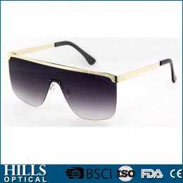 Fashion Shield Metal Sunglasses HMS1050F