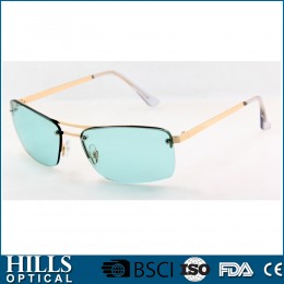 Half Frame Metal Sunglasses HMS1046F